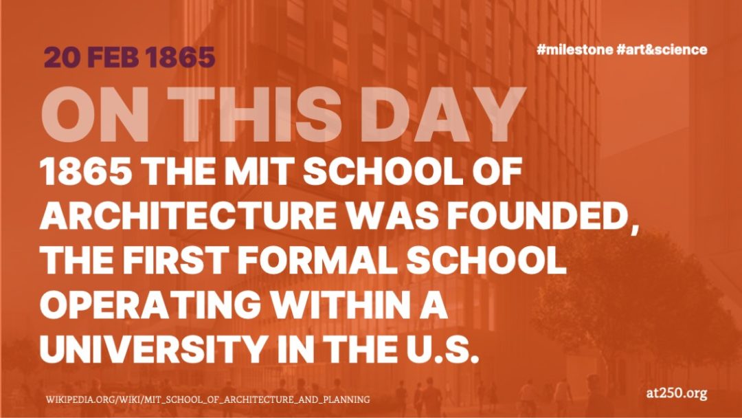 MIT Architecture School Founded