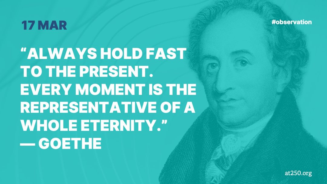 Hold Fast to the Present