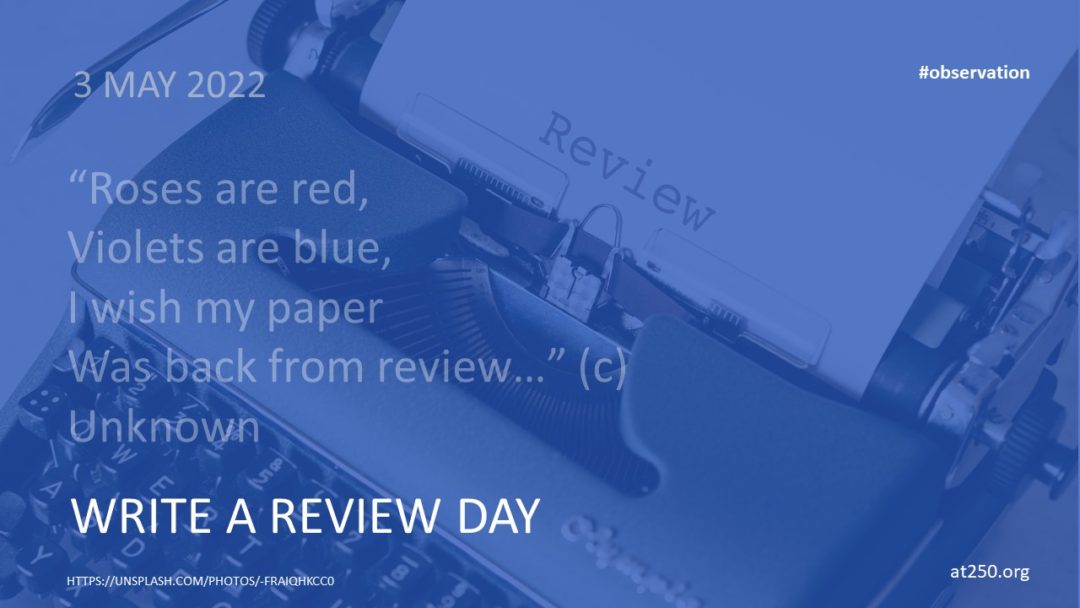 Write a Review Day