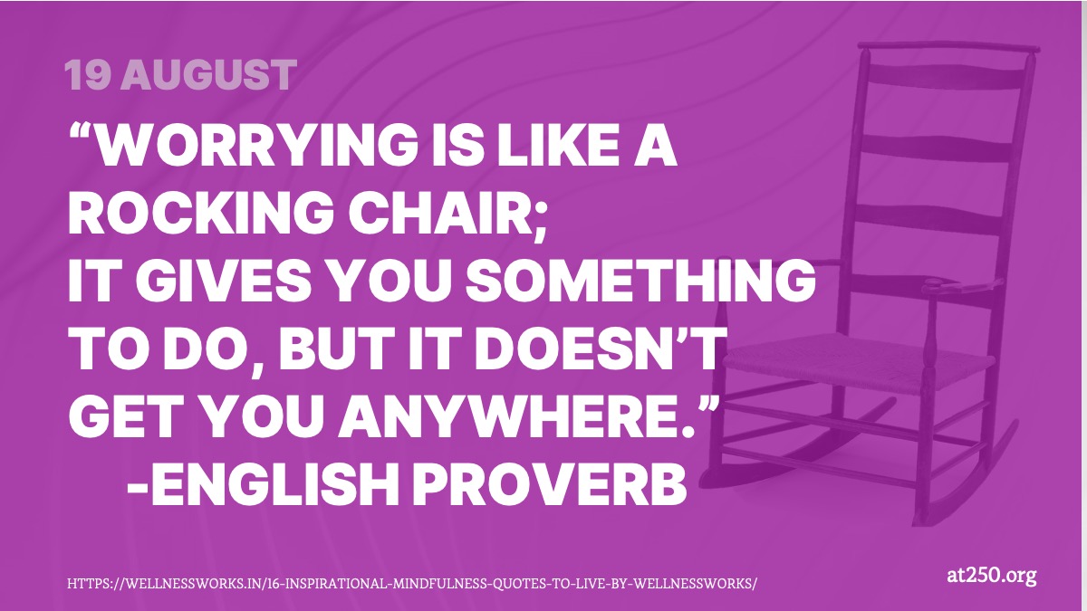 Rocking Chair Proverb